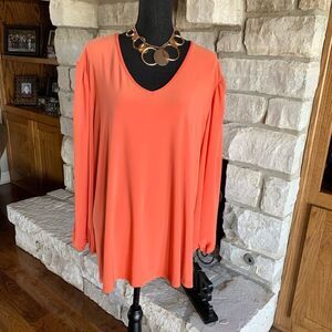 CSC Studio Orange‎ Tangerine Blouse
